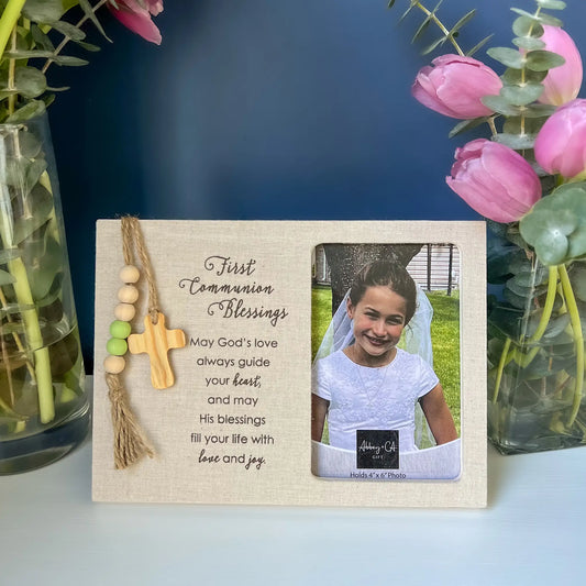 First Communion Fabric Frame