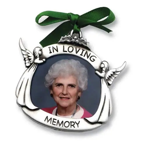 In Loving Memory Angels Photo Ornament