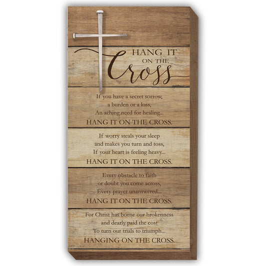 Hang It On The Cross Plaque