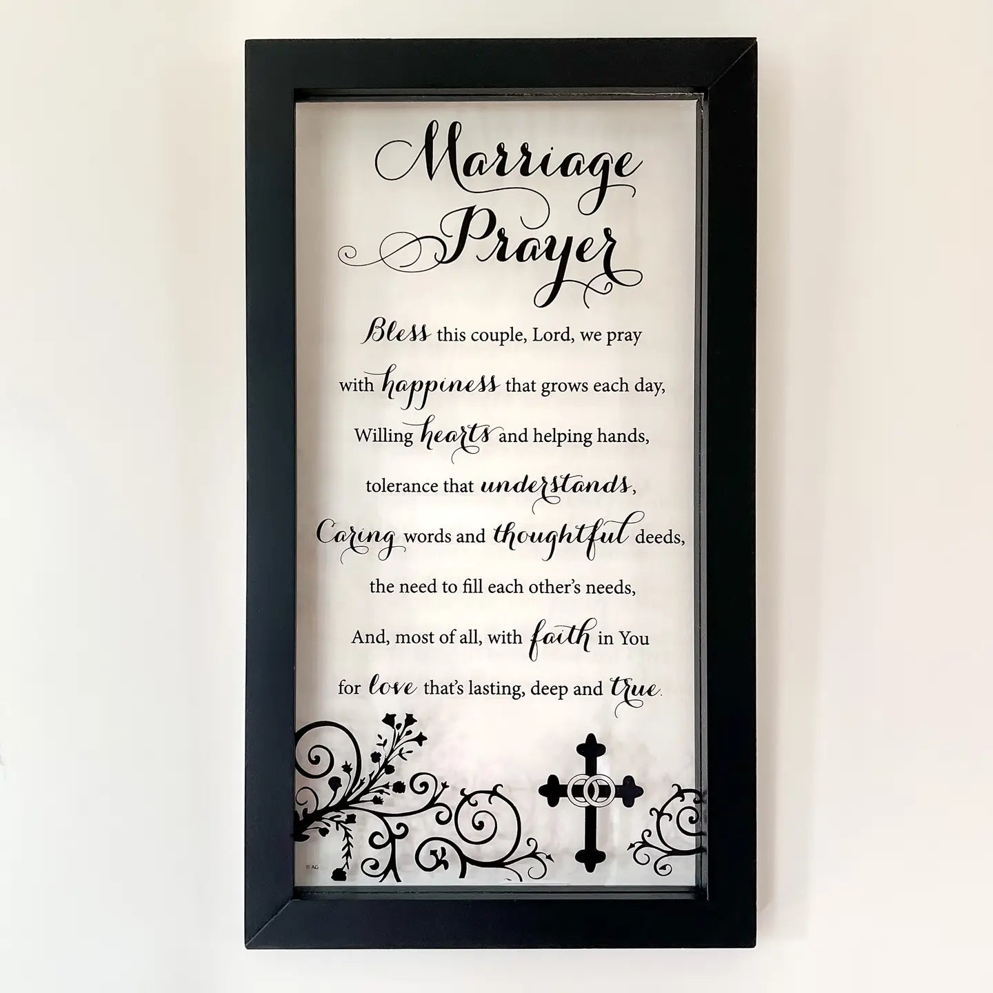 Marriage Prayer Wall Plaque