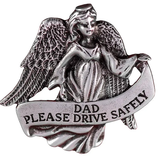 Please Drive Safely Angel Visor Clip