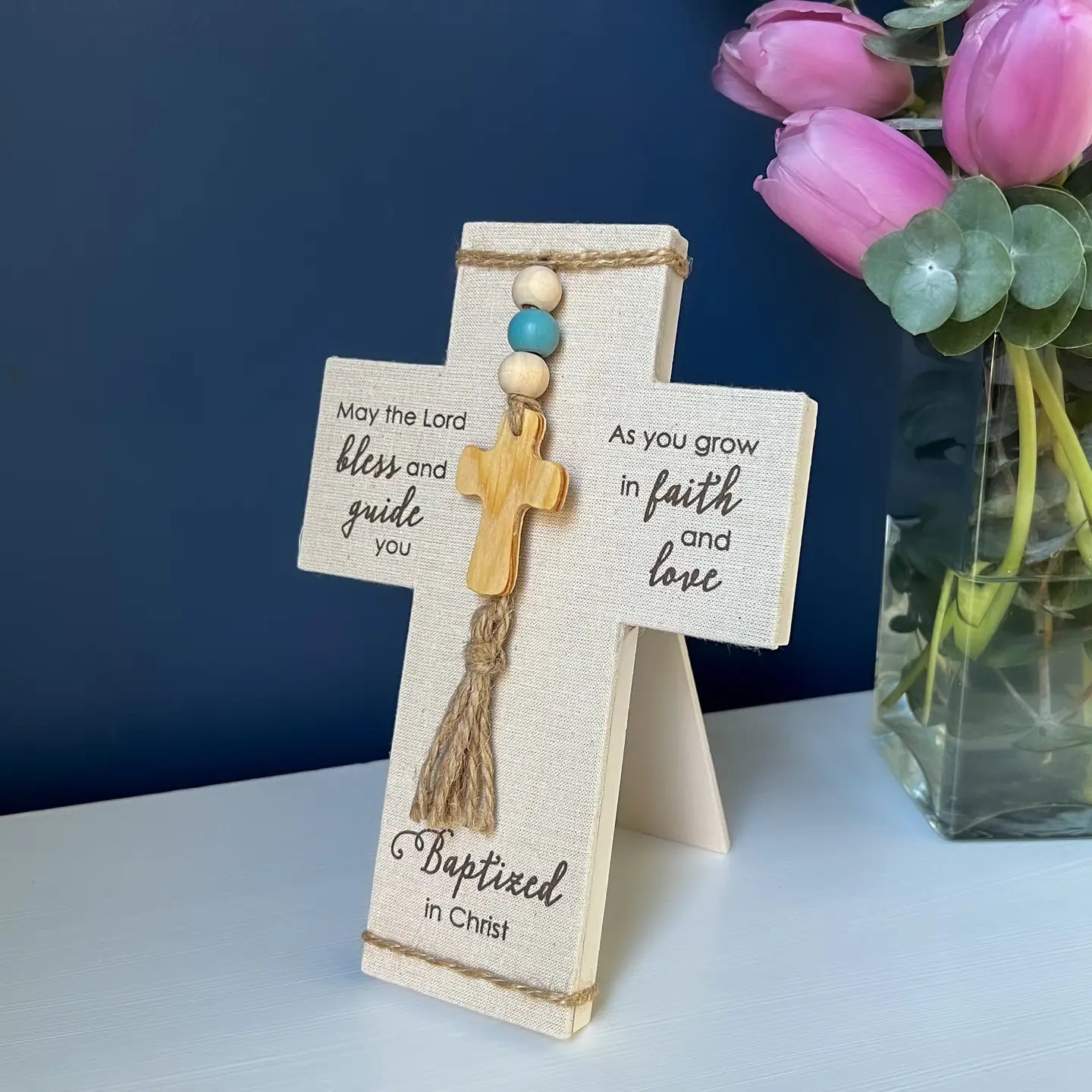 Fabric Baptism Cross