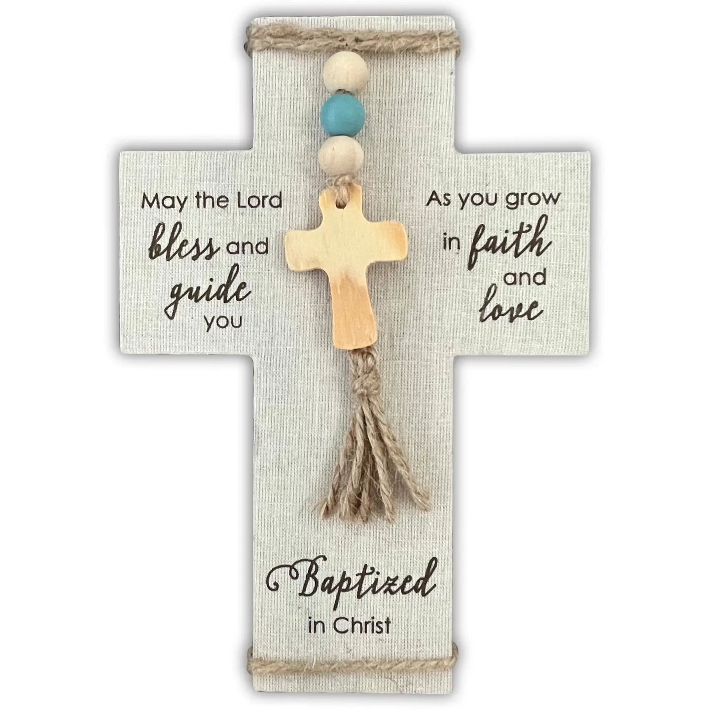 Fabric Baptism Cross