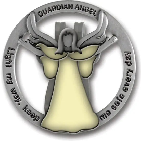 Glow-in-the-dark Angel Visor Clip