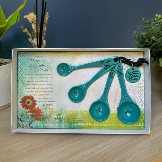 Woman of Faith Measuring Spoons