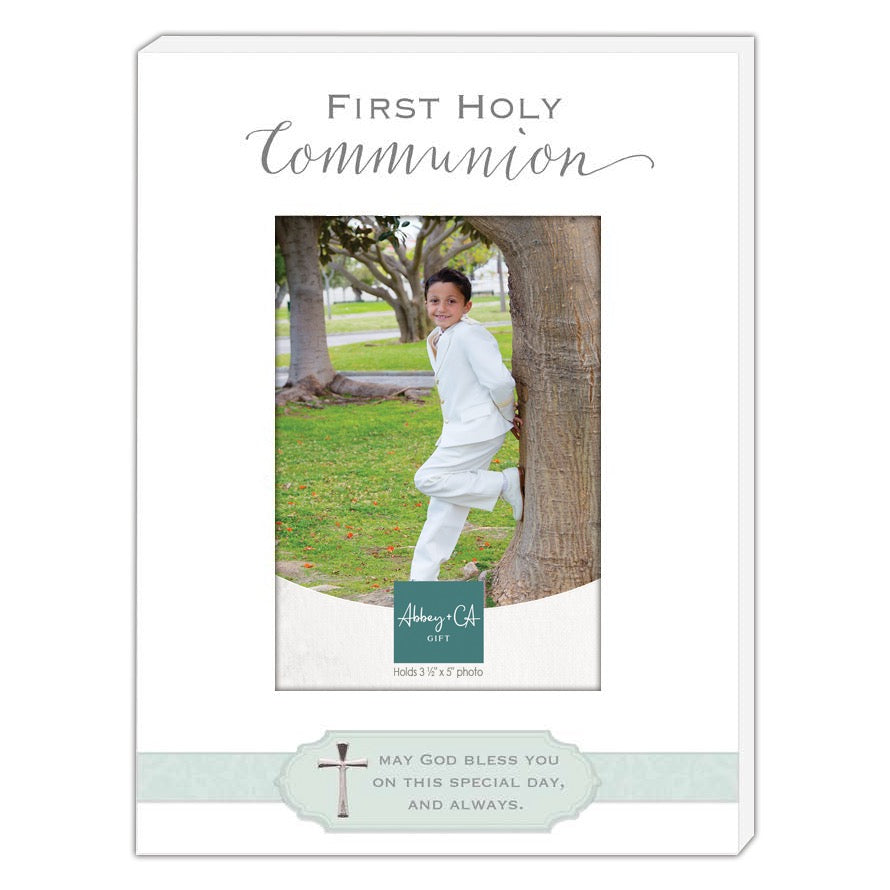 First Communion Cross Picture Frame