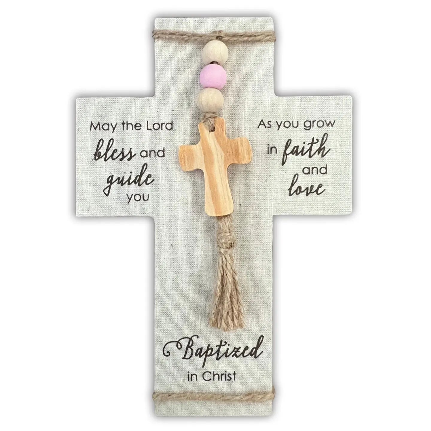 Fabric Baptism Cross