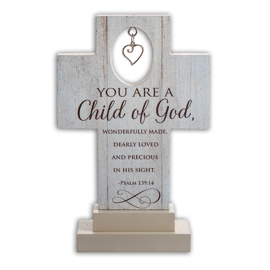 Child of God Standing Charm Cross