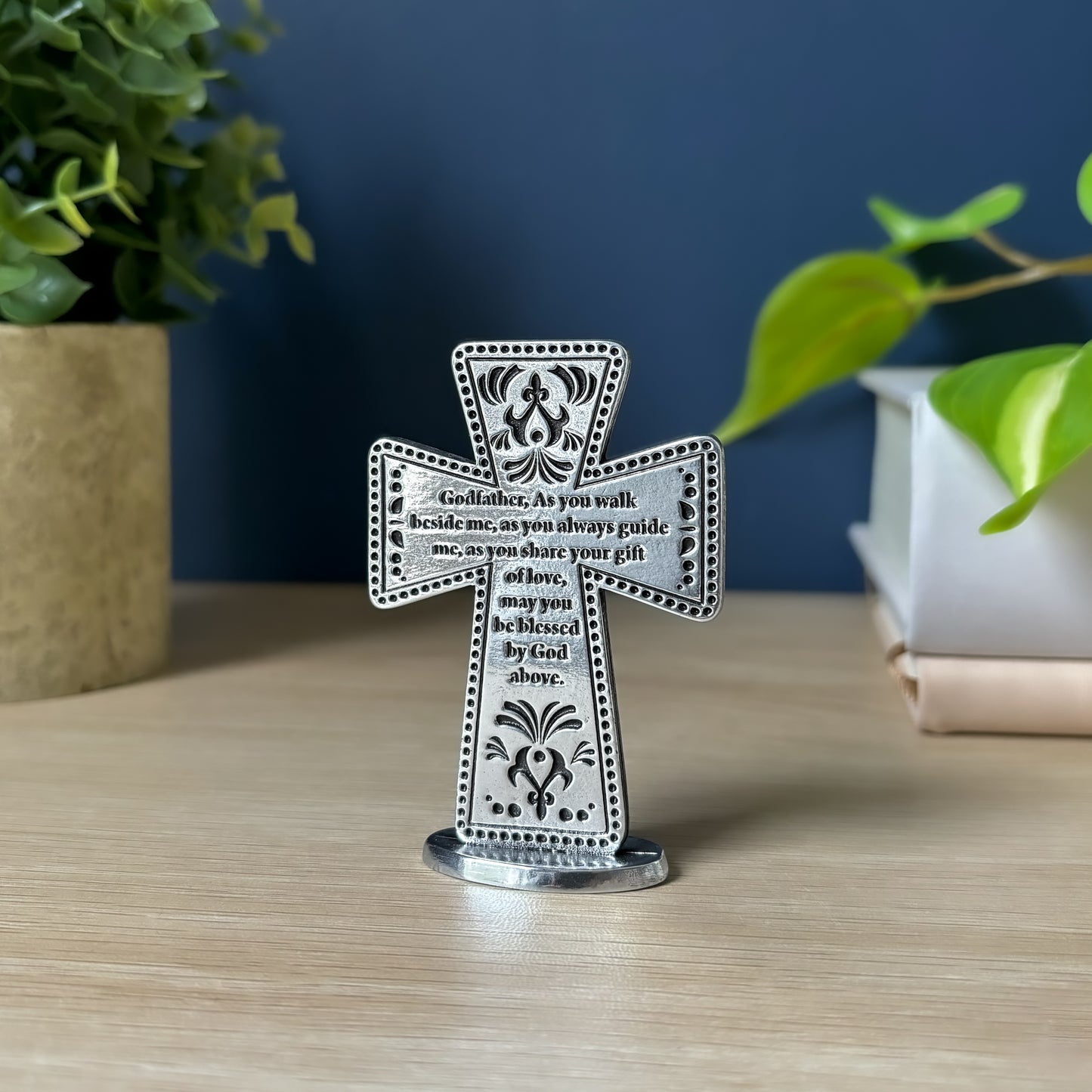 Godfather Standing Message Cross