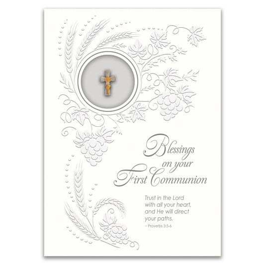 Communion Card & Pin