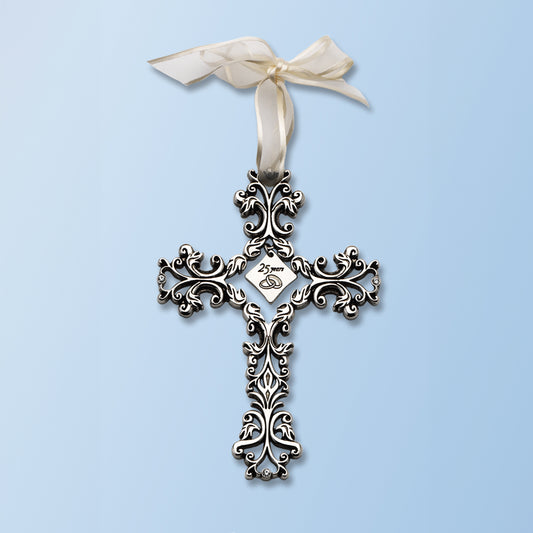 Anniversary Hanging Filigree Cross