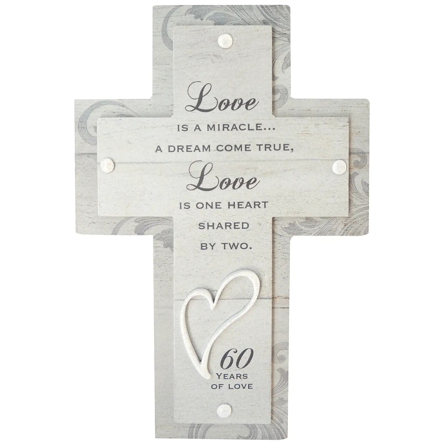 Love Is A Miracle Anniversary Cross