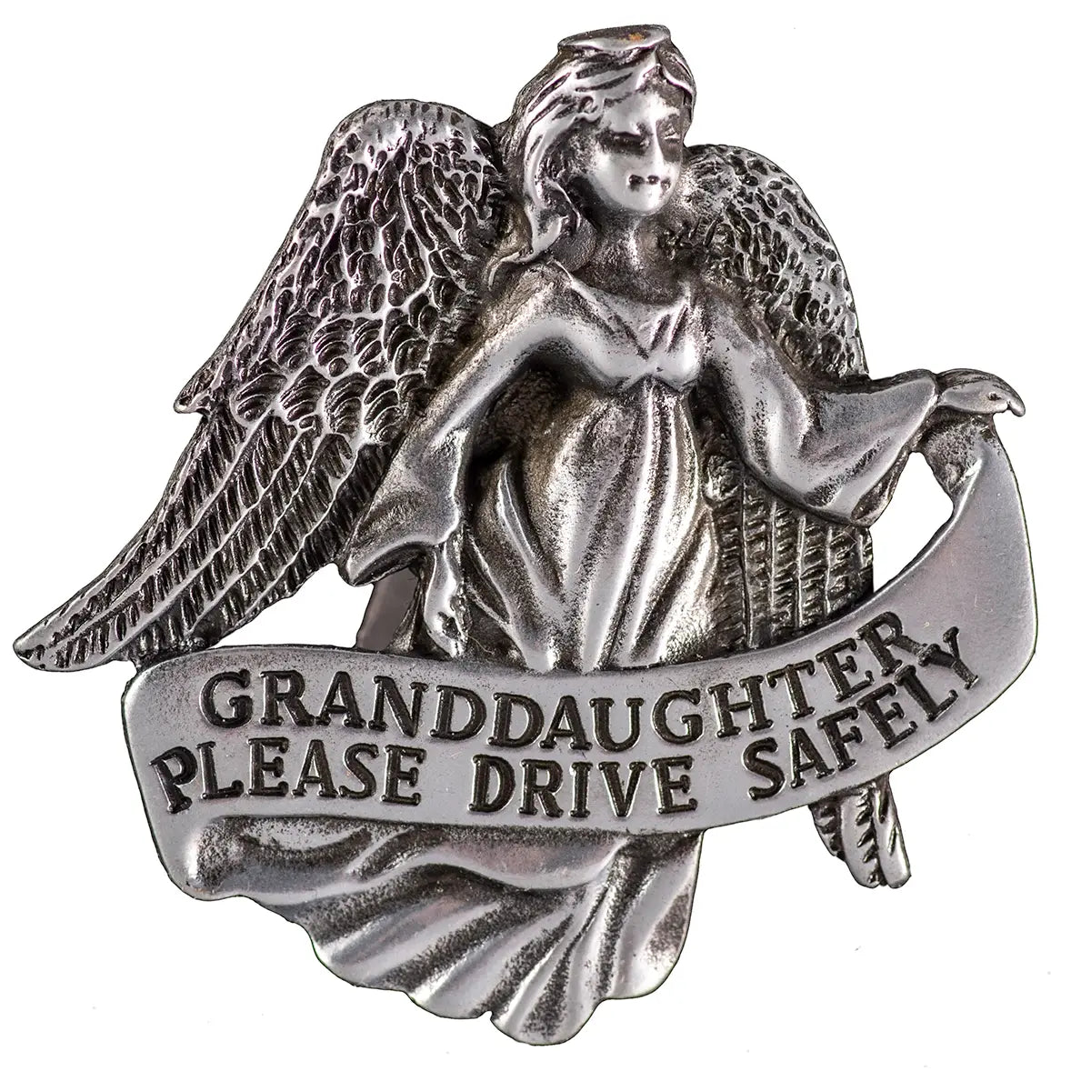 Please Drive Safely Angel Visor Clip