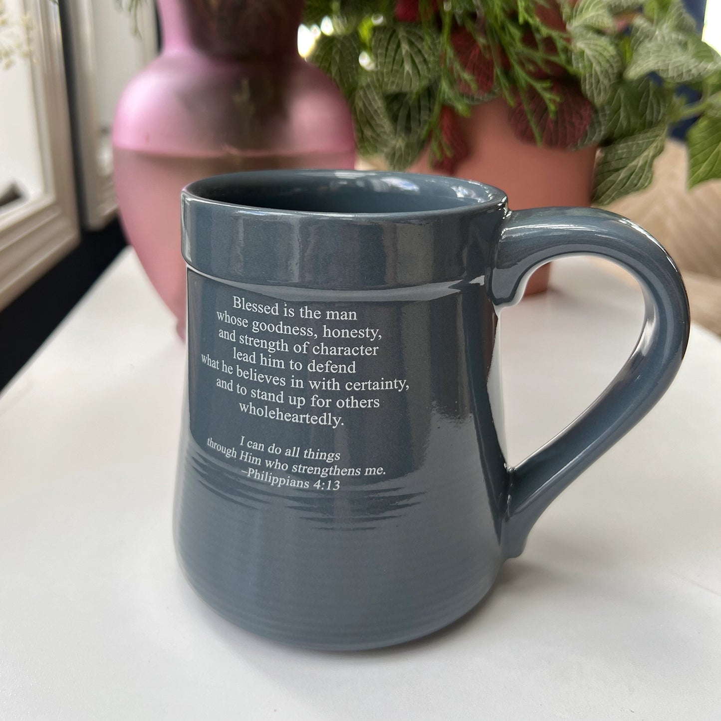 Man of Strength Pottery Mug