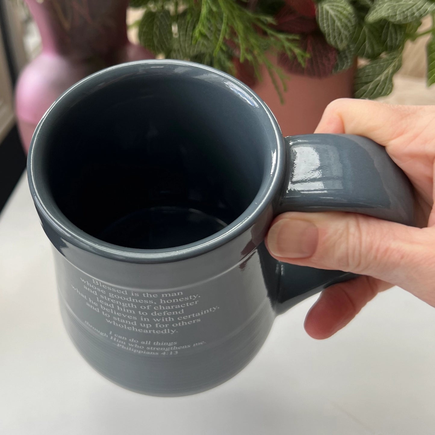 Man of Strength Pottery Mug