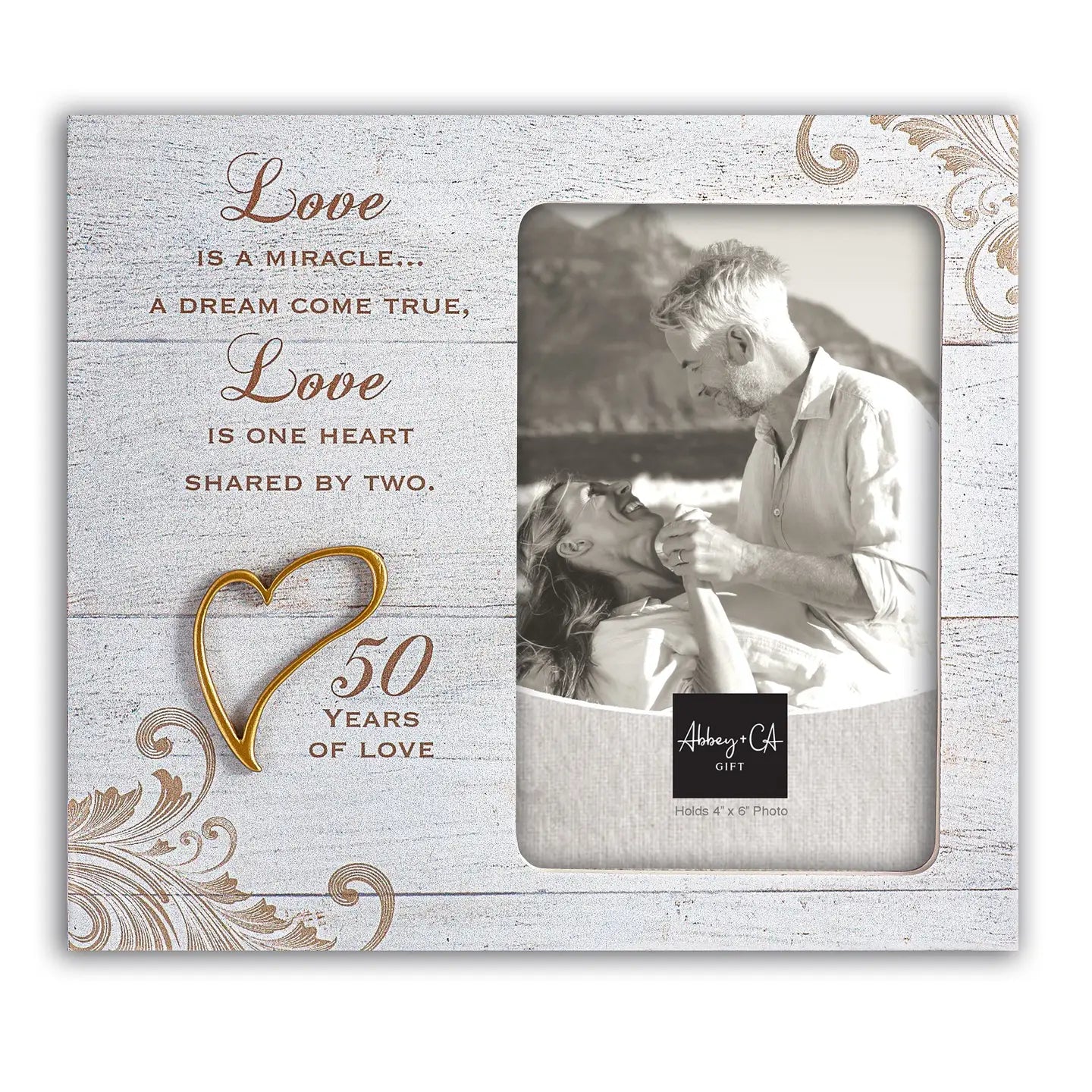 Love Is A Miracle Anniversary Picture Frame