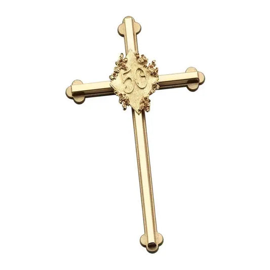 Gold 50th Anniversary Wall Cross