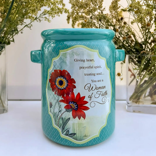 Woman of Faith Utensil Holder