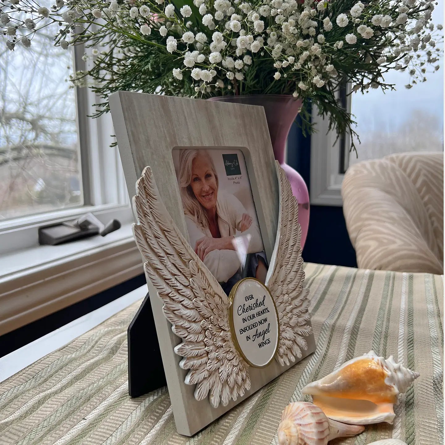 Angel Wings Memorial Frame