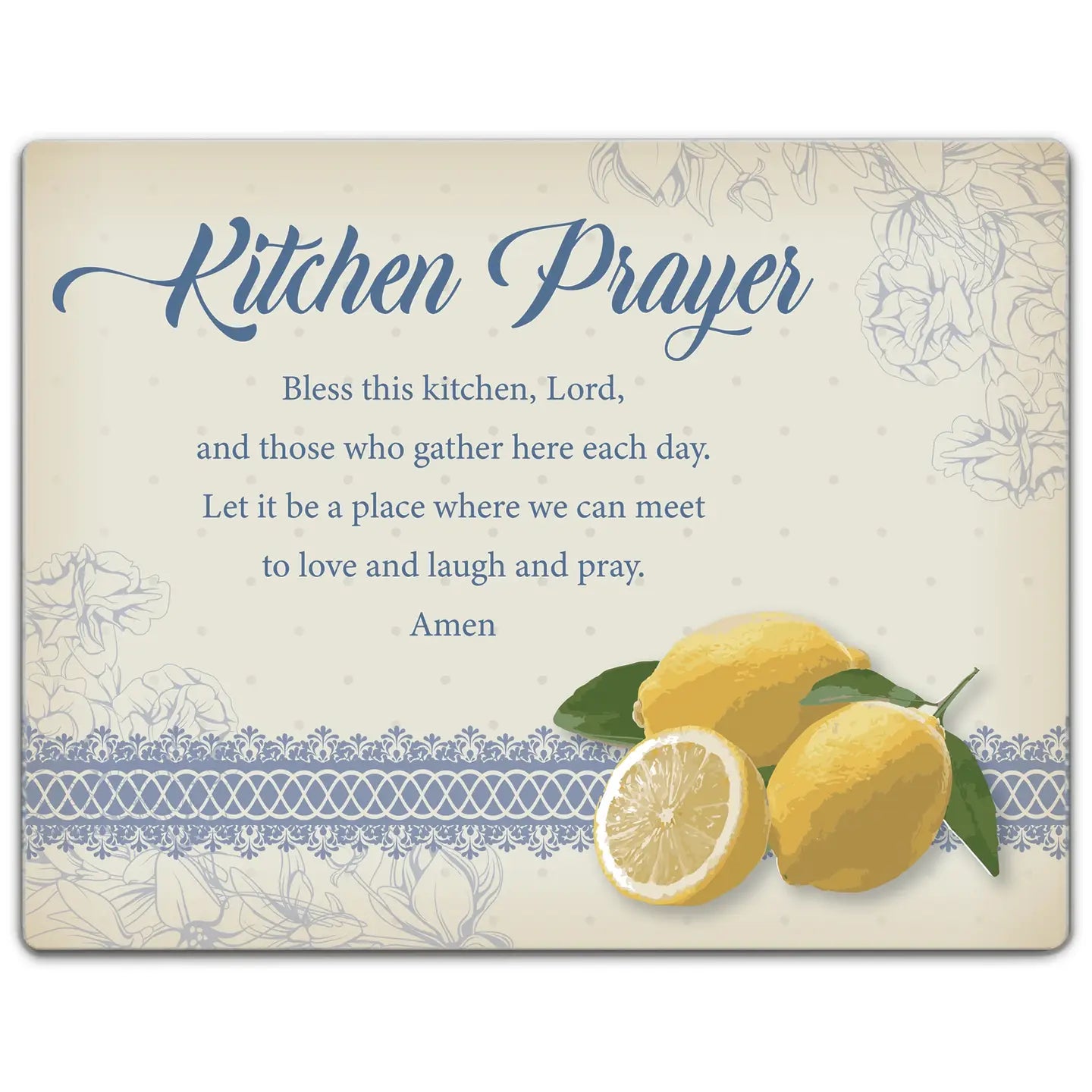 Kitchen Prayer Mini Cutting Board