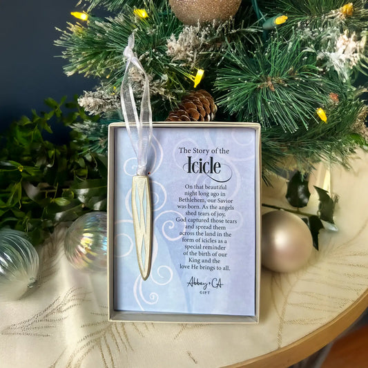 Christmas Icicle Story Ornament