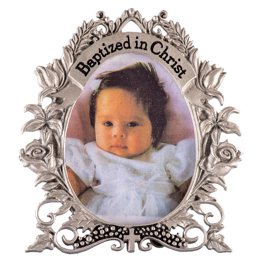 Baptized in Christ Metal Fram Frame