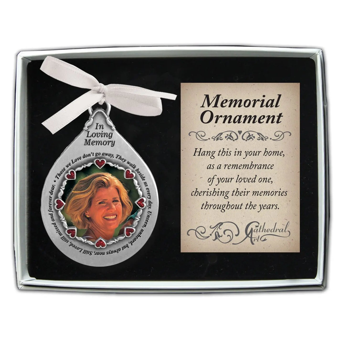 Those We Love Memorial Photo Teardrop Ornament